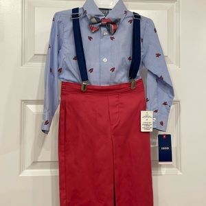 Izod 4-Piece Nautical Easter Dress Set Size 3T